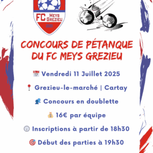 Concours de pétanque du FCMG